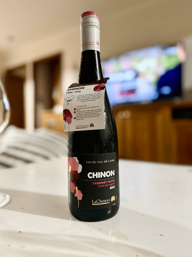 LaCheteau Chinon Cabernet Franc Soleil des Vignes 2022 - ALDI Wine Reviews