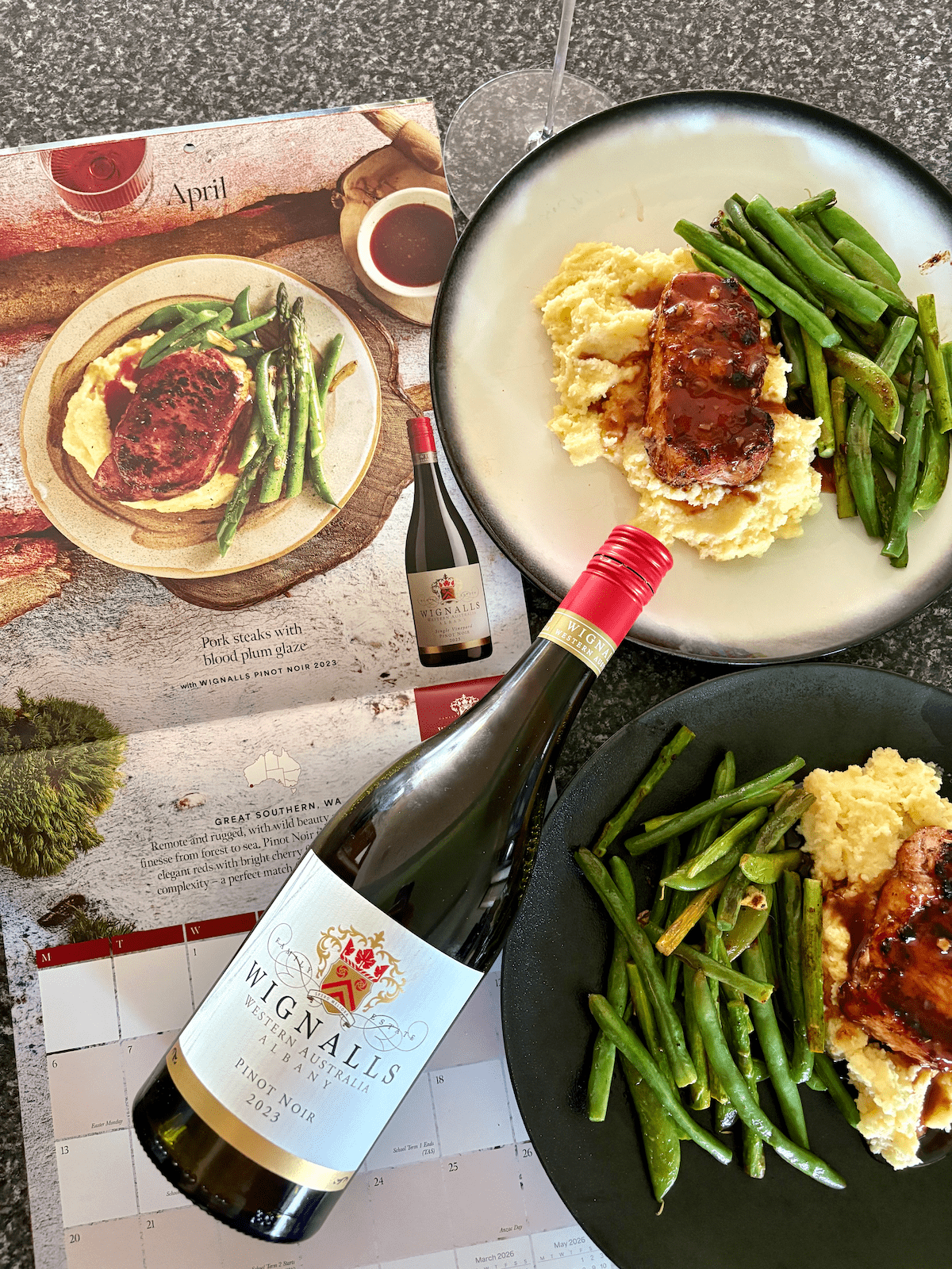 Wine Selectors Calendar Collection - Pork and Pinot